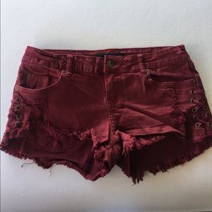 Dark Red Billabong Shorts